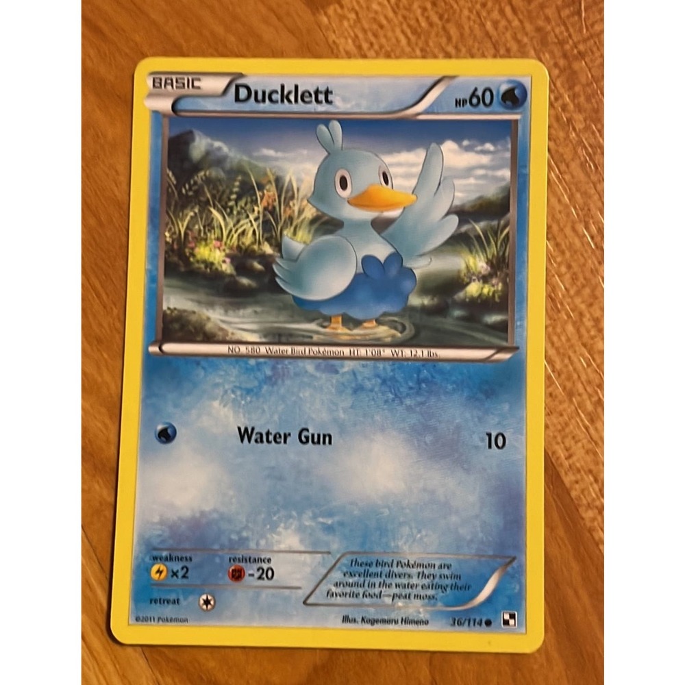 Ducklett Pokémon Card